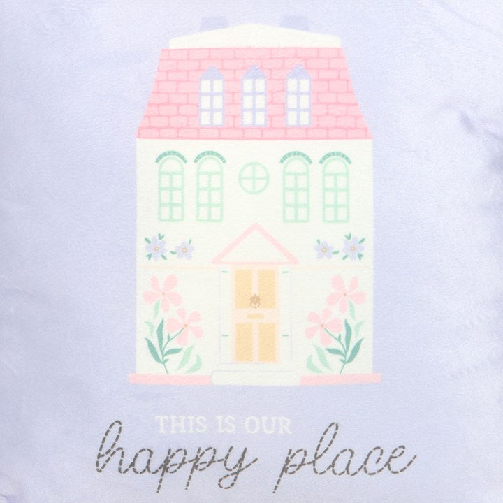 35cm Square This Is Our Happy Place Square Cushion - Cushions - Inspired Creative Gifts