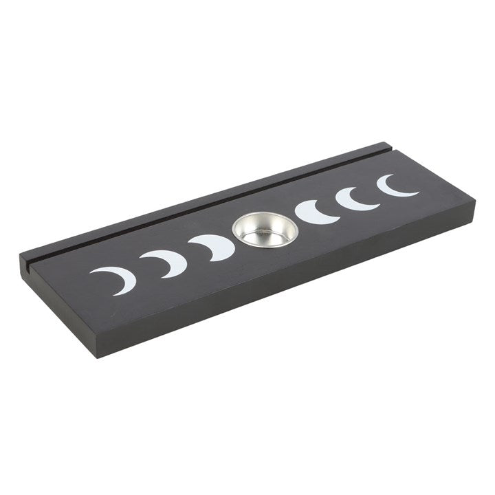 Black Moon Phase Tarot Card Stand Tealight Holder - Candle Holders - Inspired Creative Gifts