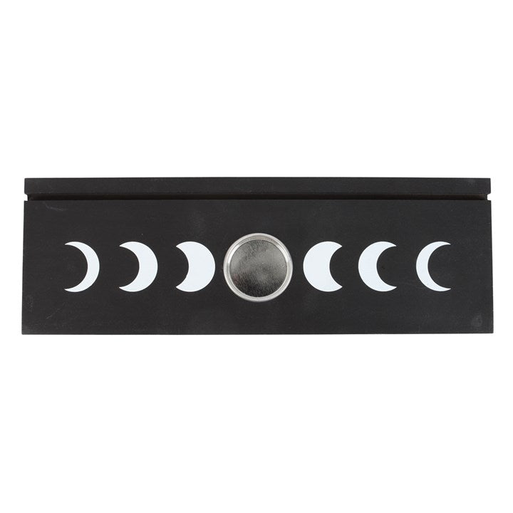 Black Moon Phase Tarot Card Stand Tealight Holder - Candle Holders - Inspired Creative Gifts
