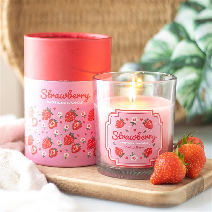 Strawberry Scented Candle - Candles - Inspired Creative Gifts