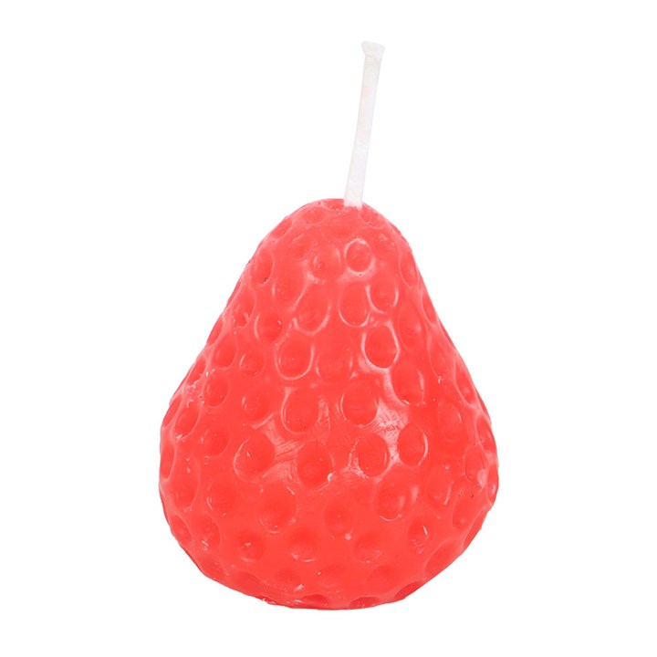 Set of 3 Strawberry Shaped Candles - Candles - Inspired Creative Gifts
