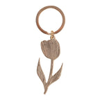 White Tulip Keyring