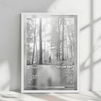 Taylor Swift - Folklore Album Cover Poster - with Complete Tracklist