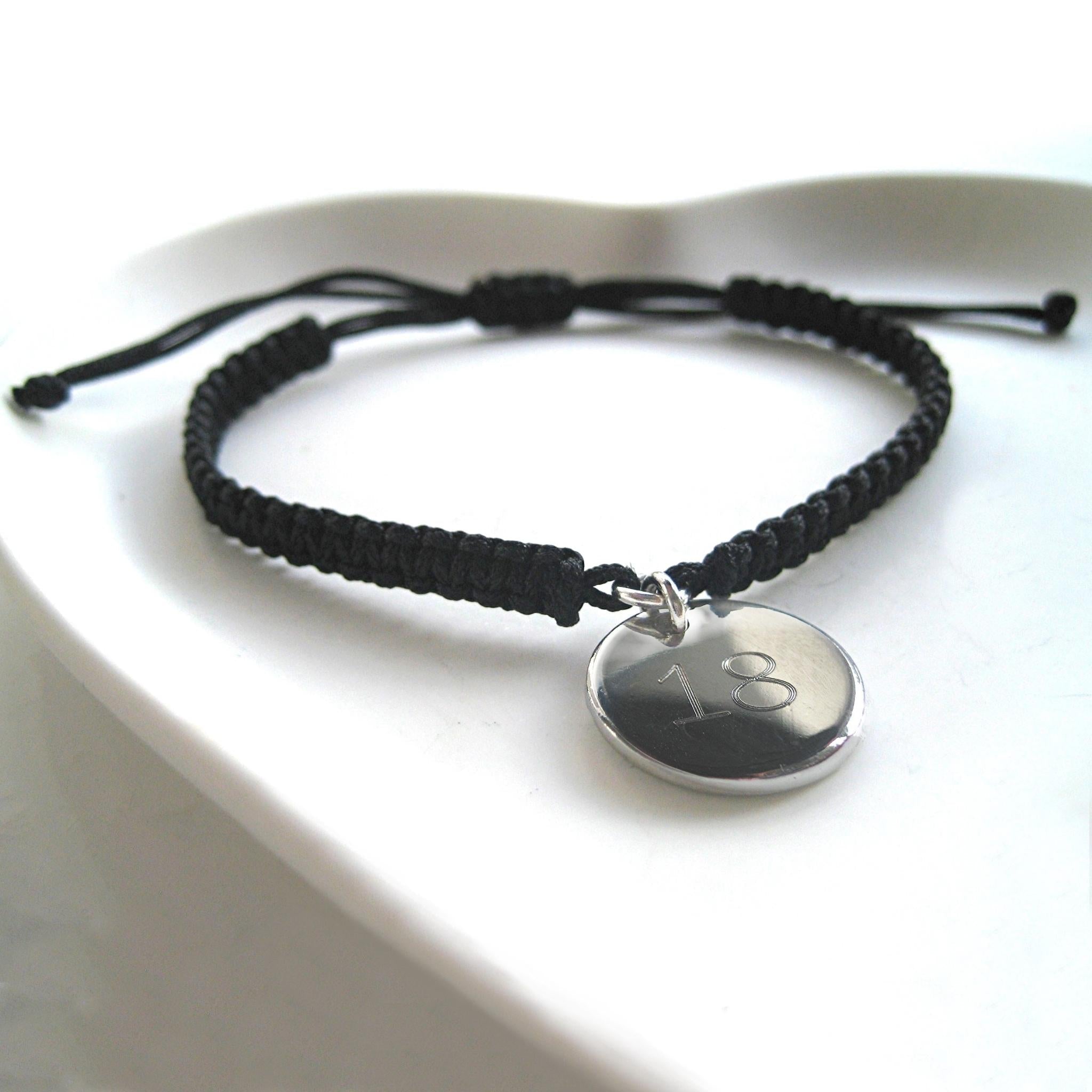 Personalised Men's Friendship Bracelet