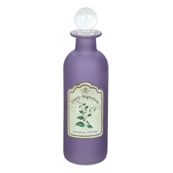 Deadly Nightshade Decorative Glass Potion Bottle - Ornaments - Inspired Creative Gifts