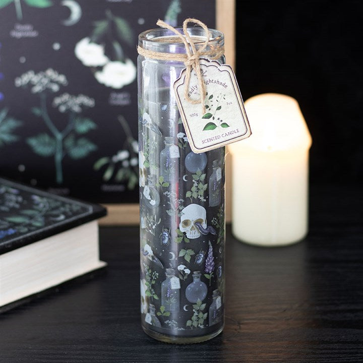 Poisonous Plants Deadly Nightshade Tube Candle - Candles - Inspired Creative Gifts