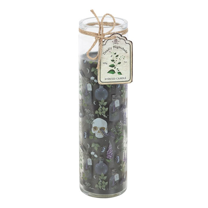 Poisonous Plants Deadly Nightshade Tube Candle - Candles - Inspired Creative Gifts