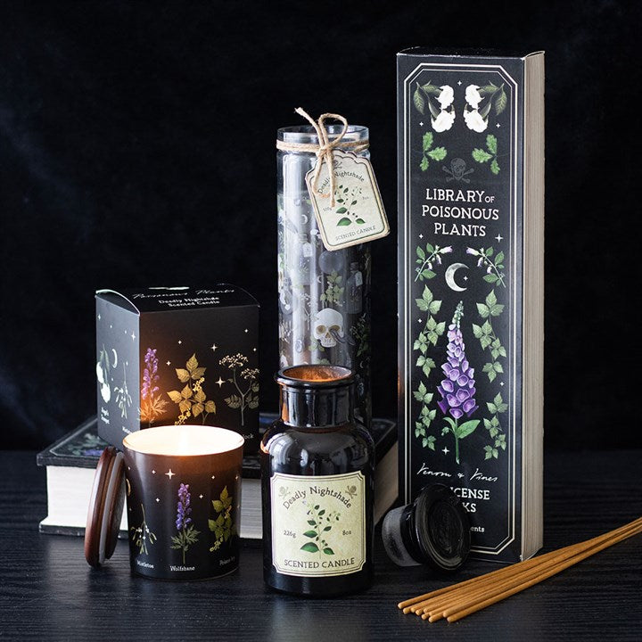 Poisonous Plants Deadly Nightshade Tube Candle - Candles - Inspired Creative Gifts