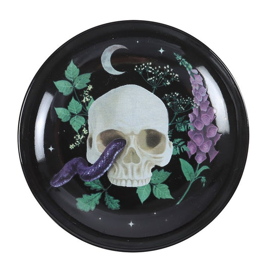 Venom & Vines Skull Trinket Dish - Inspired Creative Gifts
