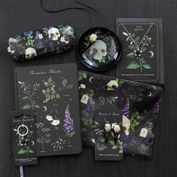 Venom & Vines Skull Trinket Dish - Inspired Creative Gifts