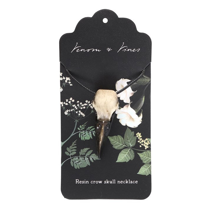 Resin Crow Skull Necklace - Inspired Creative Gifts