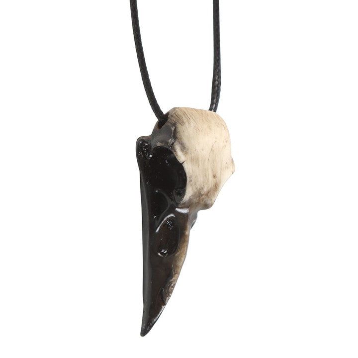 Resin Crow Skull Necklace - Inspired Creative Gifts
