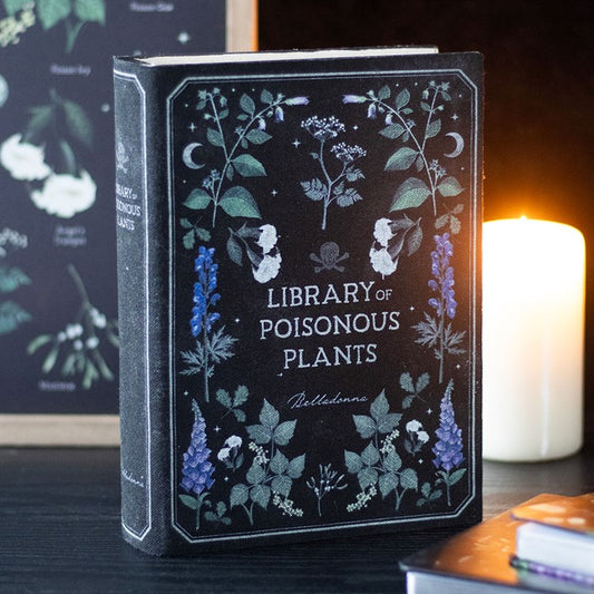 Library of Poisonous Plants Book Shaped Storage Box - Inspired Creative Gifts