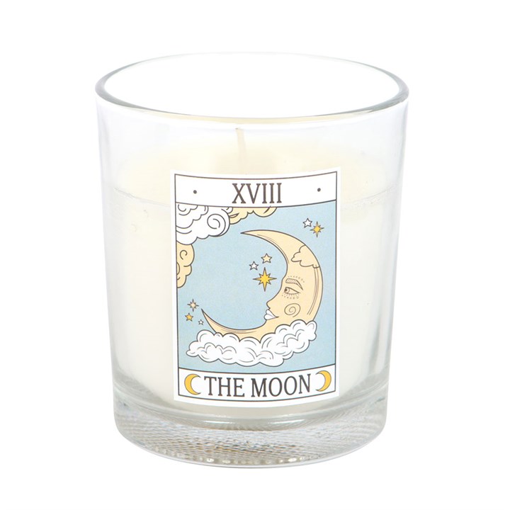 The Moon Vintage Tarot Vanilla Candle - Candles - Inspired Creative Gifts