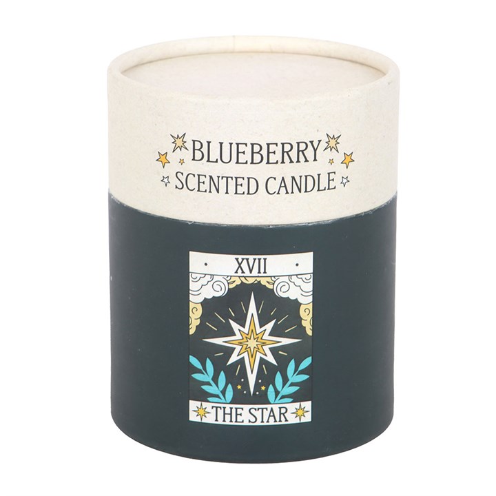 The Star Vintage Tarot Blueberry Candle - Candles - Inspired Creative Gifts