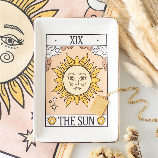 The Sun Vintage Tarot Trinket Dish - Inspired Creative Gifts