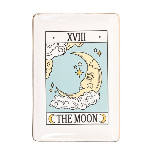 The Moon Vintage Tarot Trinket Dish - Inspired Creative Gifts