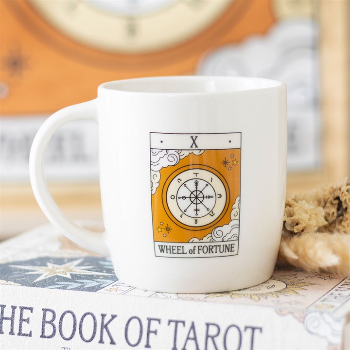 The Wheel of Fortune Vintage Tarot  Mug - Mugs - Inspired Creative Gifts