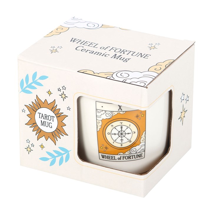 The Wheel of Fortune Vintage Tarot  Mug - Mugs - Inspired Creative Gifts