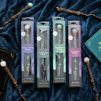 Energy Clearing Aura Quartz Crystal Wand with Pouch | Gemstones