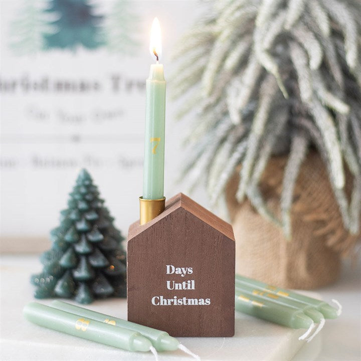 Set of 24 Mini Advent Candles with Holder - Candles - Inspired Creative Gifts