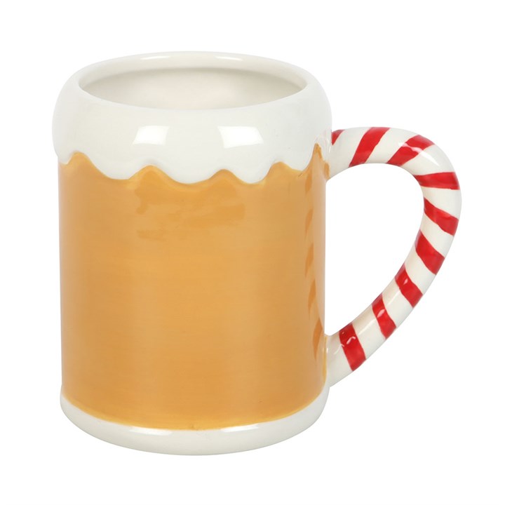 Candy Cane Gingerbread House Mug - Mugs - Inspired Creative Gifts