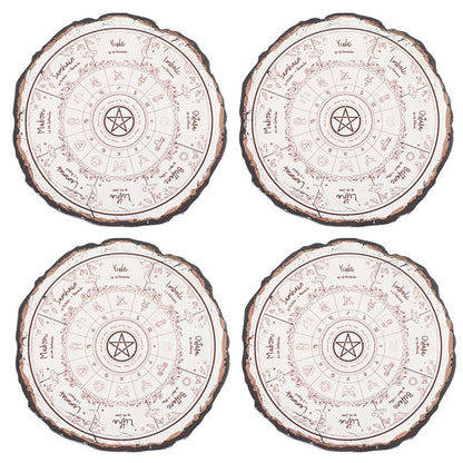 Wheel of the Year Coaster Set - Inspired Creative Gifts