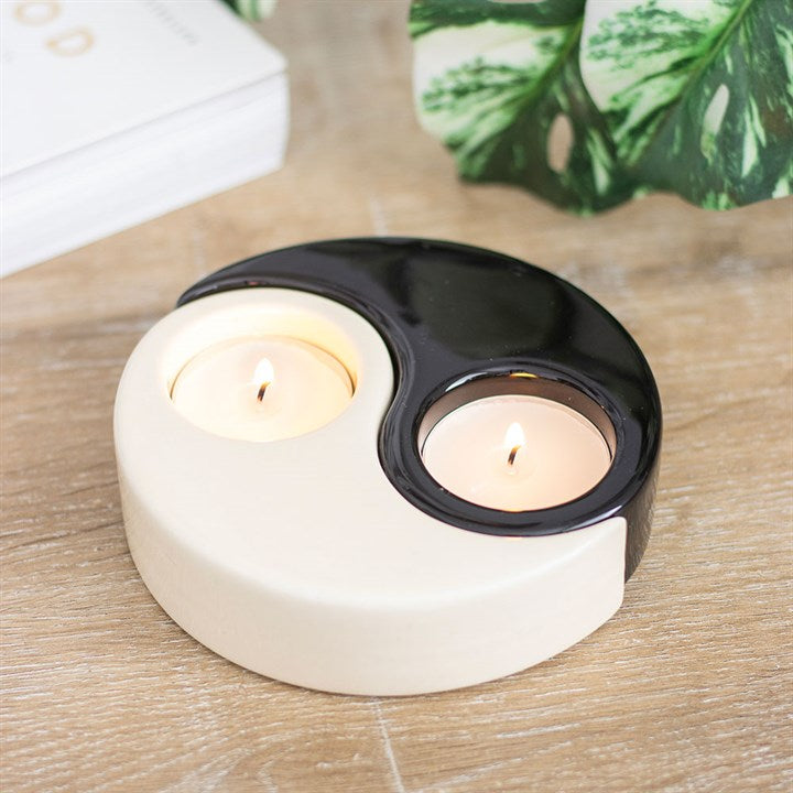 Yin Yang Tealight Candle Holder - Candle Holders - Inspired Creative Gifts