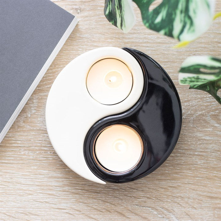 Yin Yang Tealight Candle Holder - Candle Holders - Inspired Creative Gifts