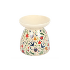 Cream Midnight Bloom Print Oil Burner