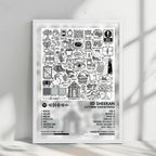 Ed Sheeran "Autumn Variations" Album Cover Poster - with Complete Tracklist