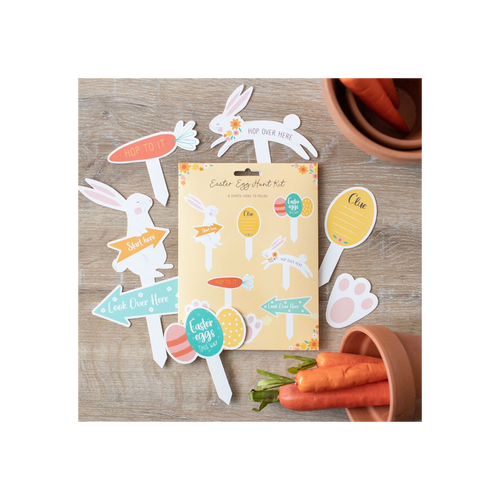 Easter Egg Hunt Cardboard Sign Kit
