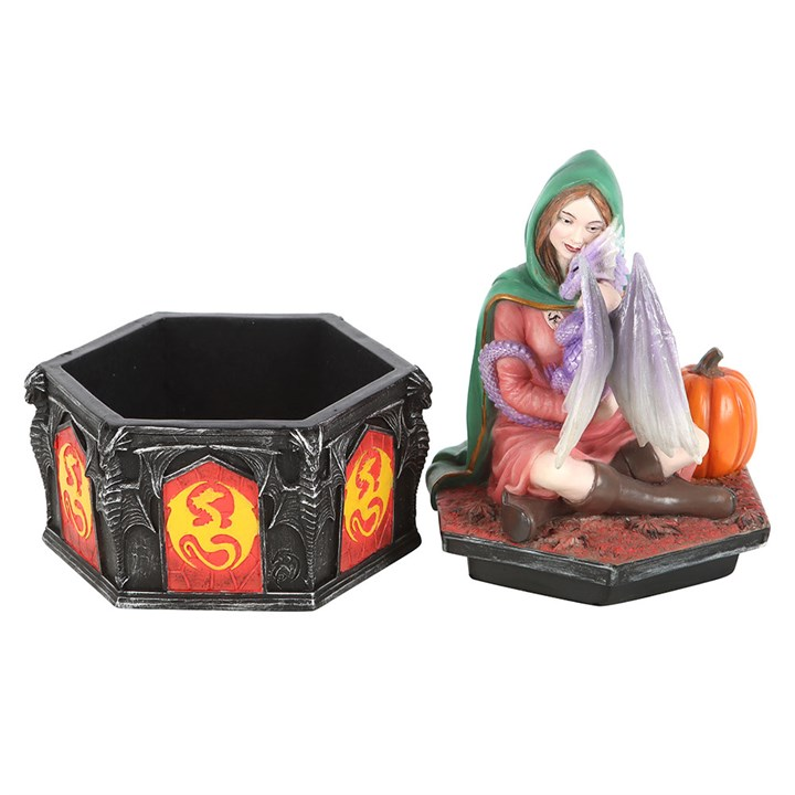Dragon Friendship Fall Box by Anne Stokes | Trinket, Jewellery & Keepsake Boxes | Inspired Creative Gifts