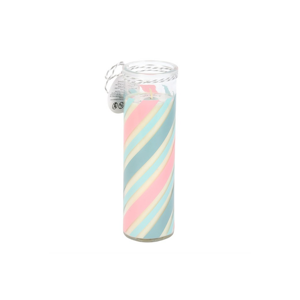 Candy Stripe Bubblegum Tube Candle | Candles