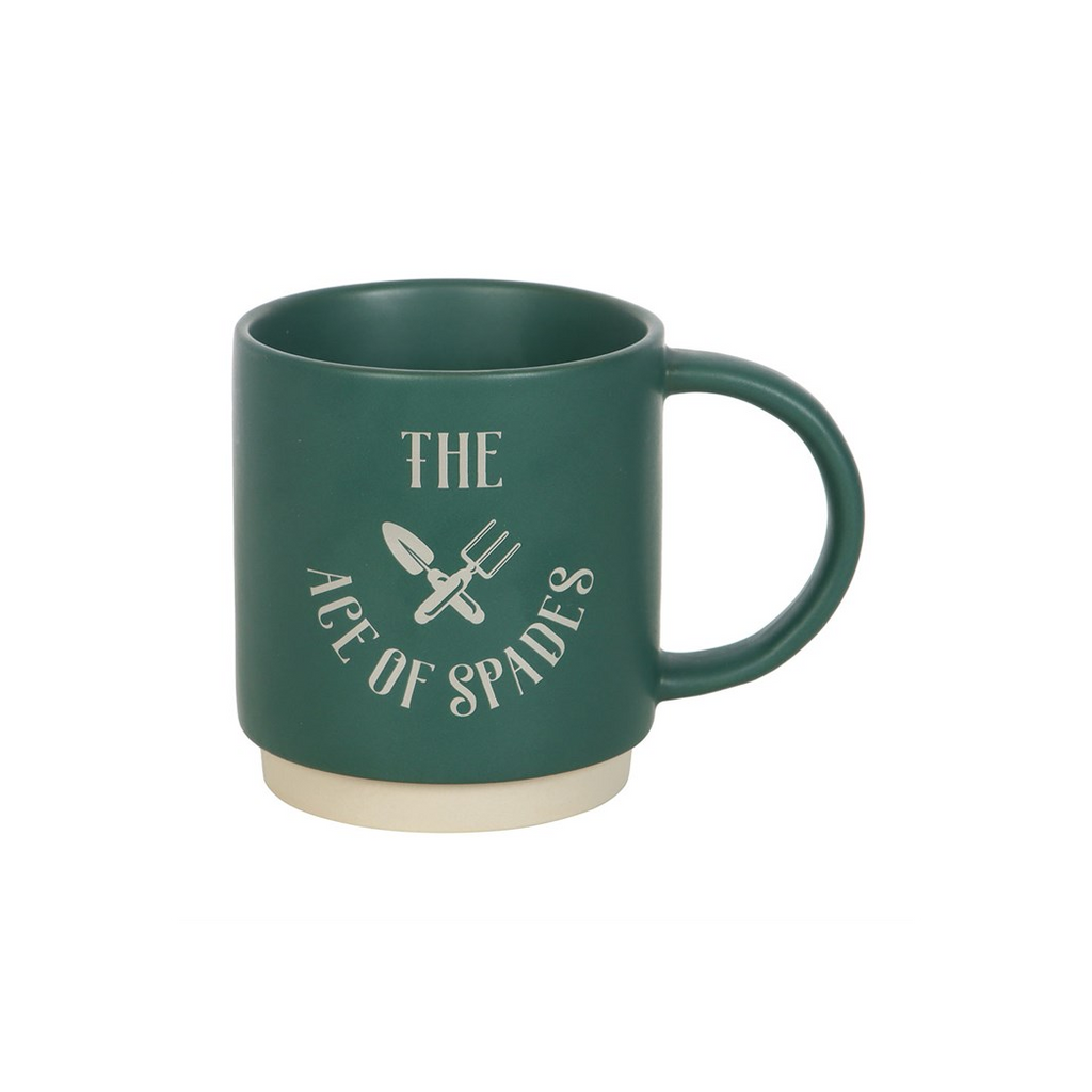 Ace of Spades Mug with Spade Spoon for Father's Day