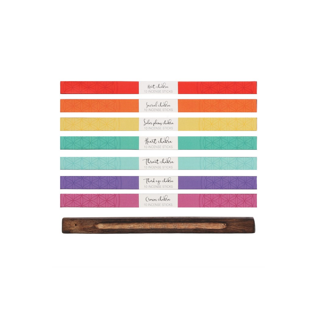 Chakra Incense Balancing Kit | Incense Sticks & Cones | Inspired Creative Gifts