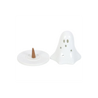 Ceramic Ghost Tealight and Incense Cone Holder | Candle Holders