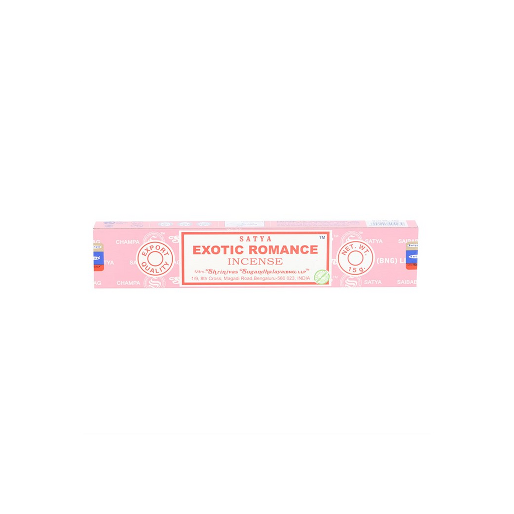 12 Packs of Satya Exotic Romance Incense Sticks | Incense Sticks & Cones