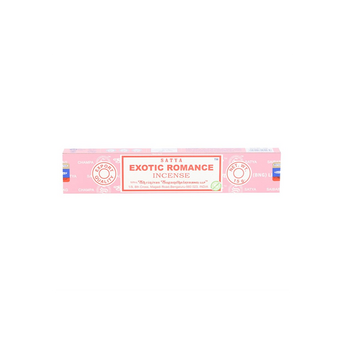 12 Packs of Satya Exotic Romance Incense Sticks | Incense Sticks & Cones