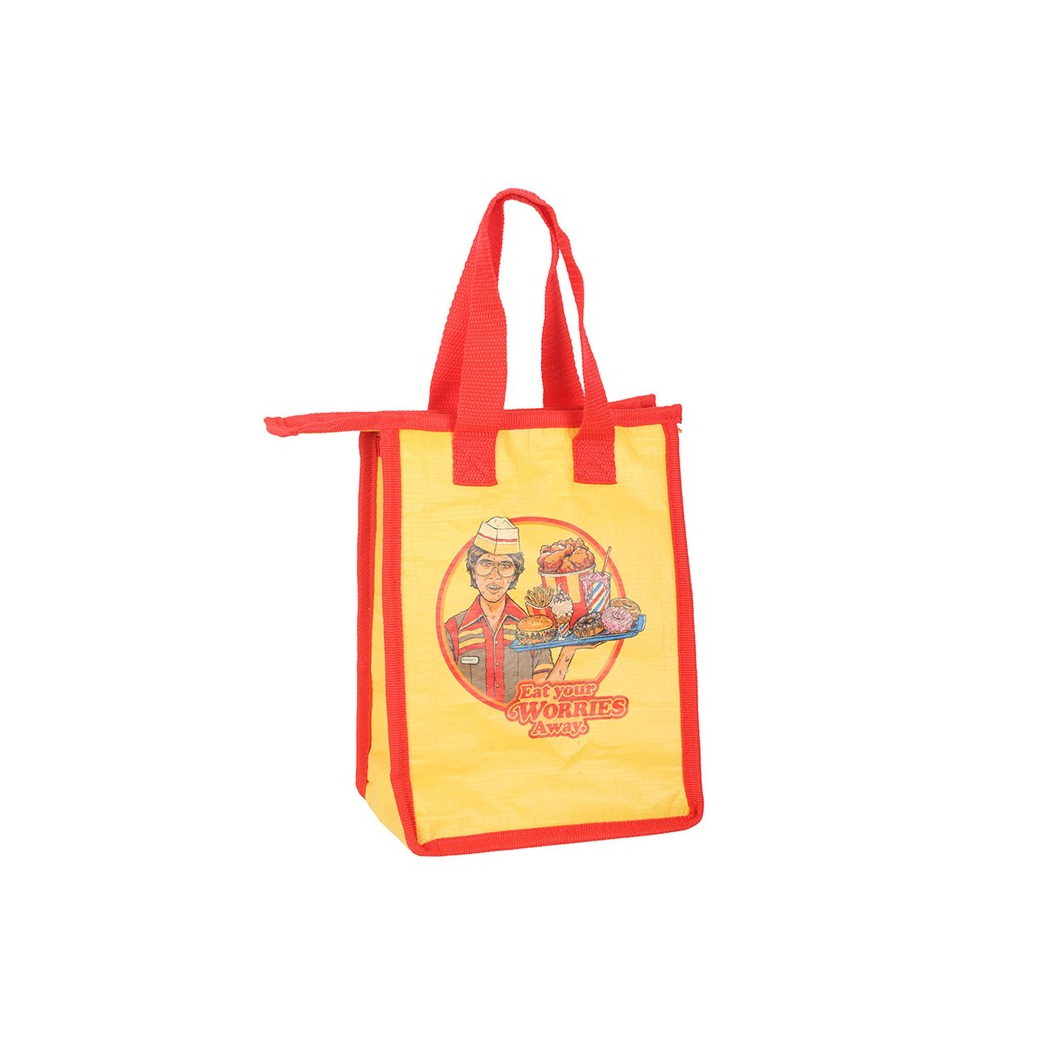Eat Your Worries Lunch Bag by Steven Rhodes | Mother's Day Gift