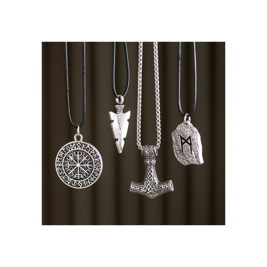 Arrowhead of Strength Viking Cord Necklace | Woman's Necklace