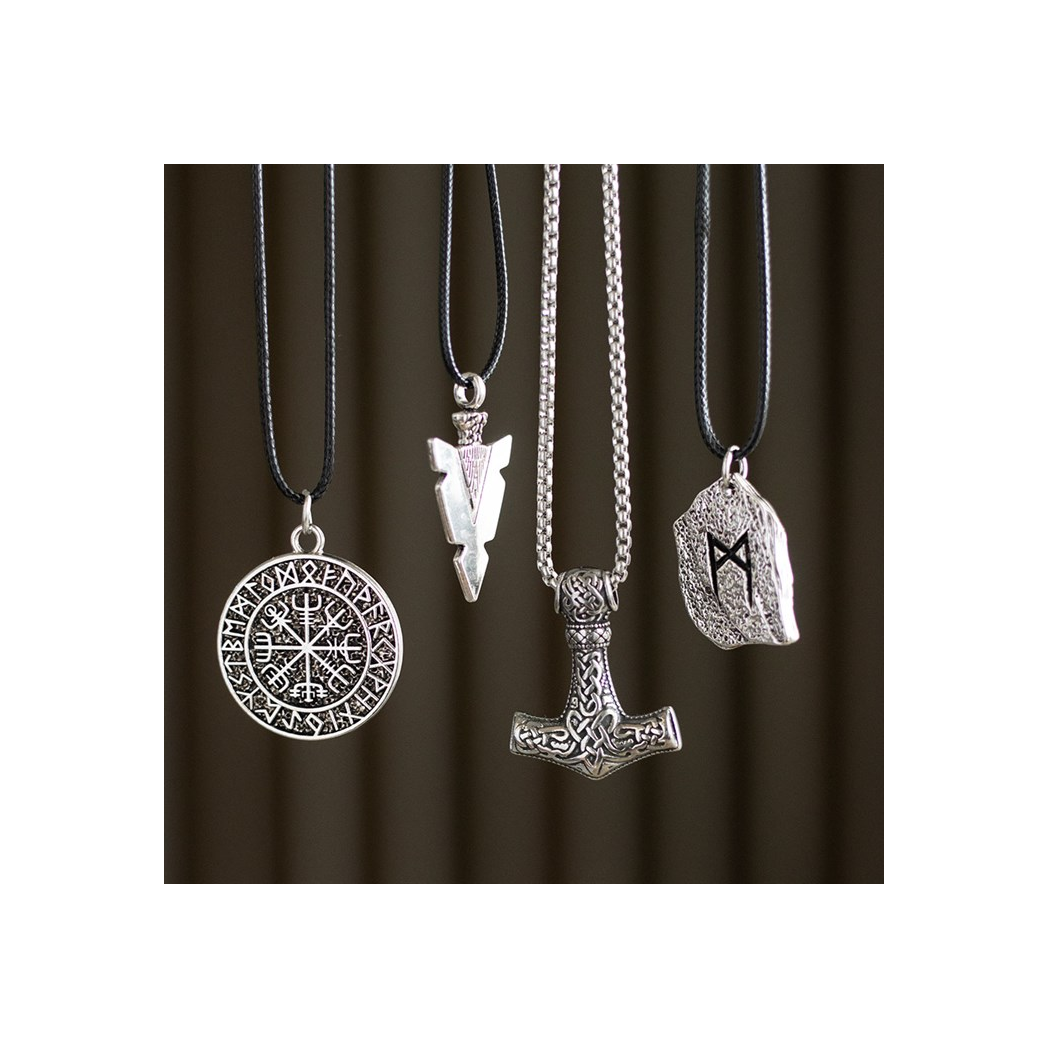 Arrowhead of Strength Viking Cord Necklace | Woman's Necklace