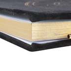 Astrology Wheel Journal with Black Obsidian Pen | Notebook