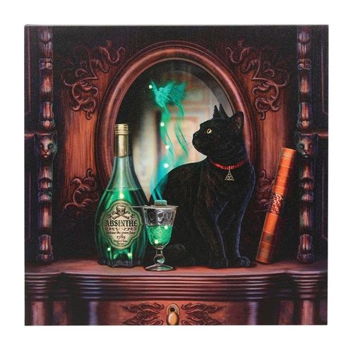 Absinthe Light Up Canvas Plaque by Lisa Parker | Inspired Creative Gifts | UK Supplier