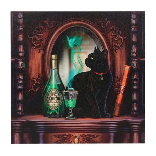 Absinthe Light Up Canvas Plaque by Lisa Parker | Inspired Creative Gifts | UK Supplier