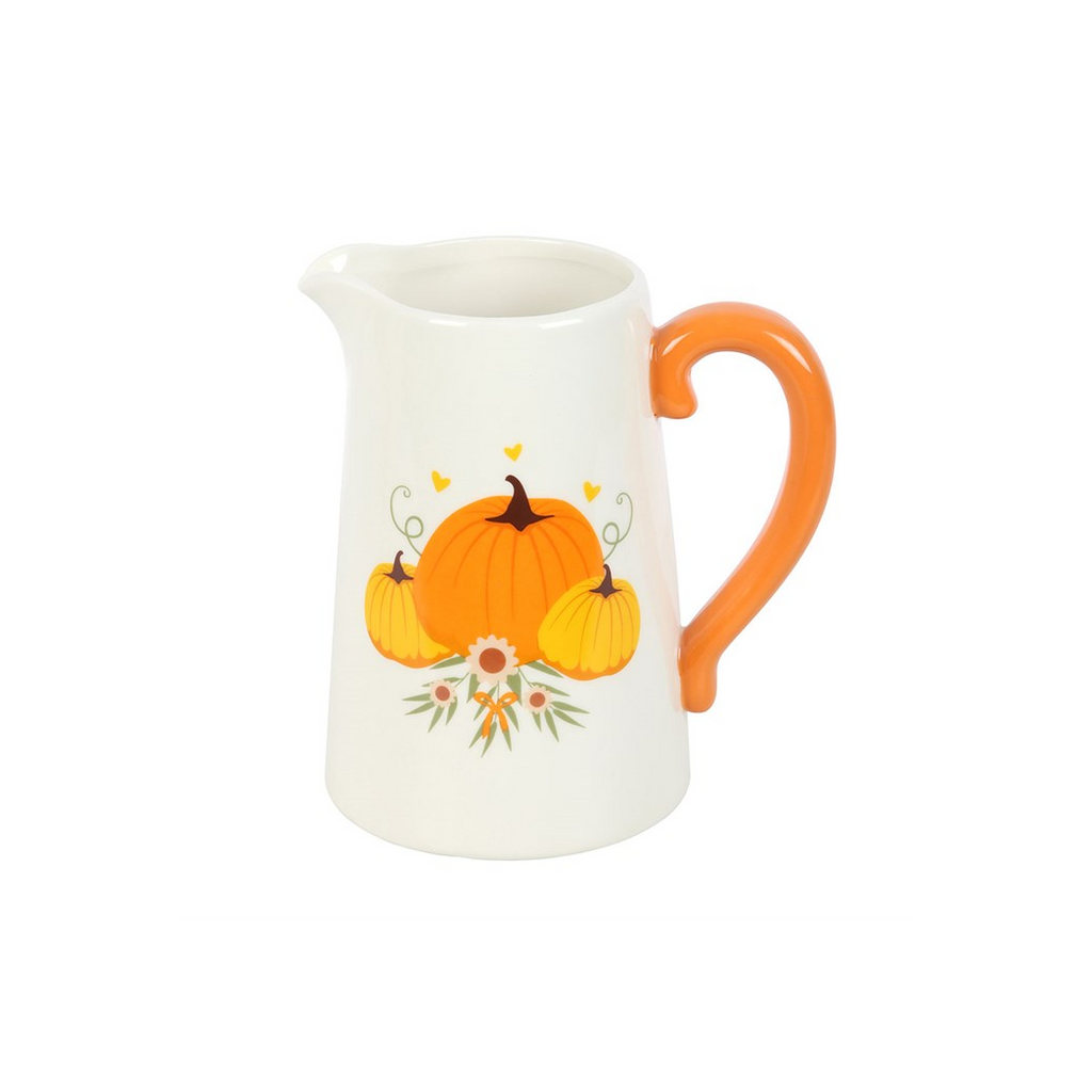 Autumn Pumpkin Ceramic Flower Jug | Vases