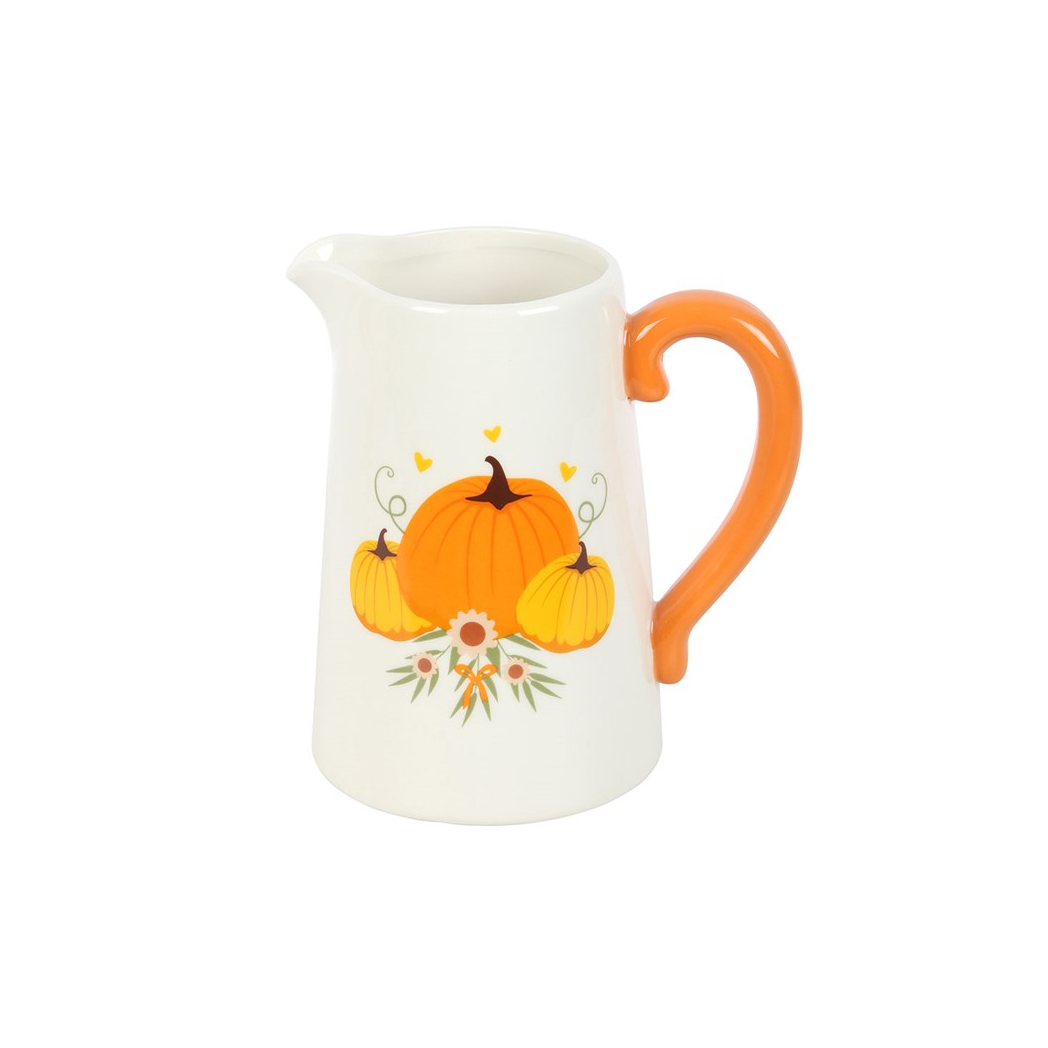 Autumn Pumpkin Ceramic Flower Jug | Vases