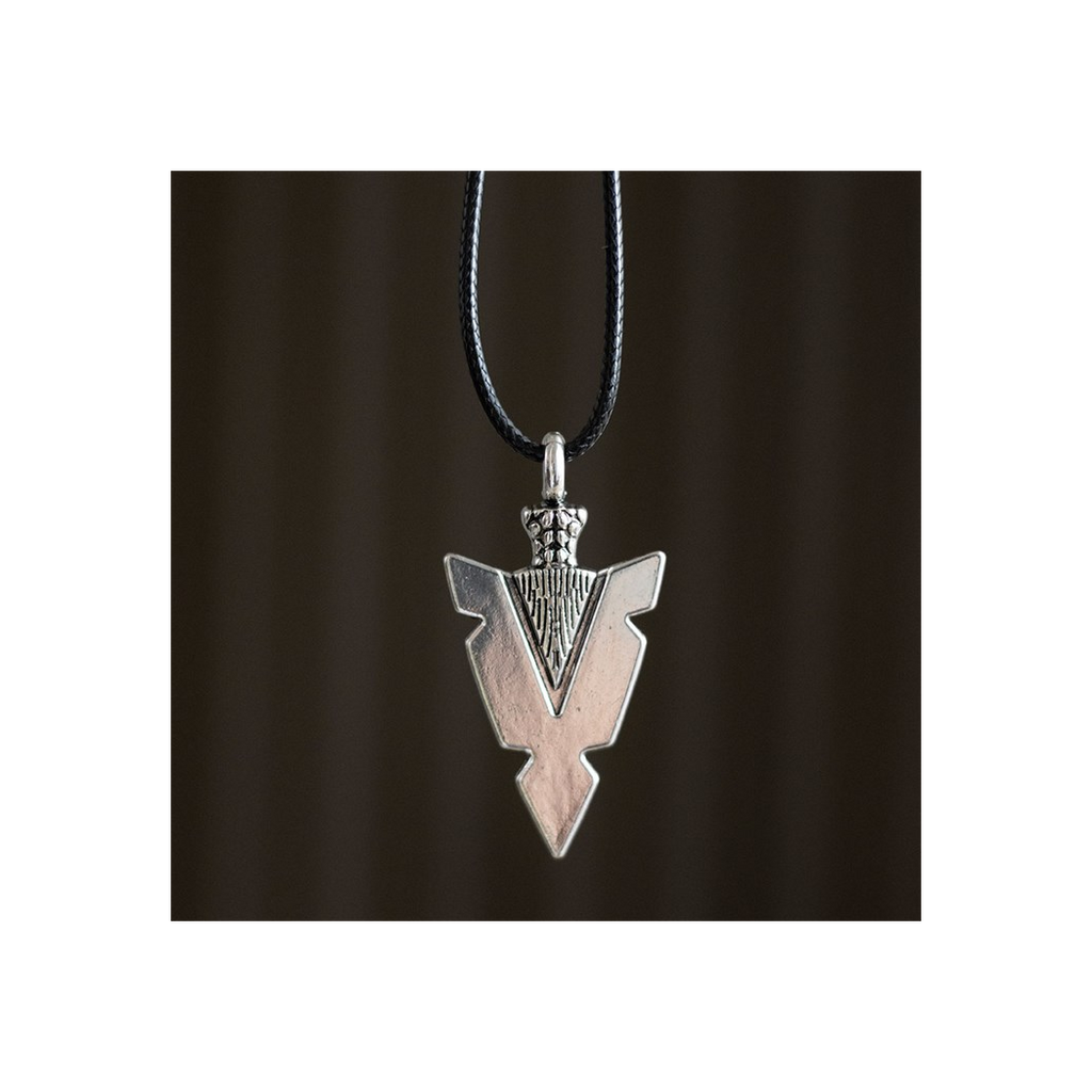 Arrowhead of Strength Viking Cord Necklace | Woman's Necklace