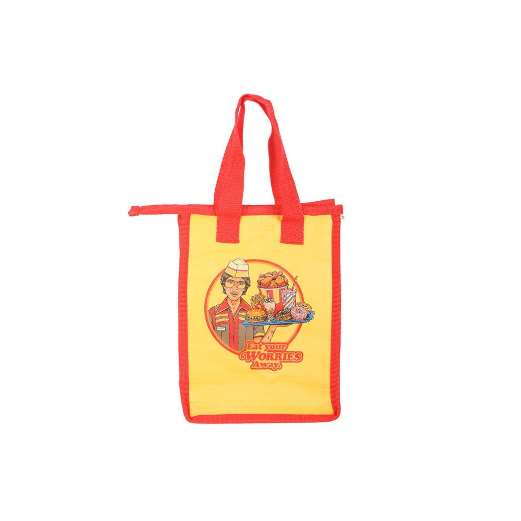 Eat Your Worries Lunch Bag by Steven Rhodes | Mother's Day Gift