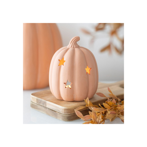 9cm Terracotta Pumpkin Tealight Holder | Candle Holders | Inspired Creative Gifts